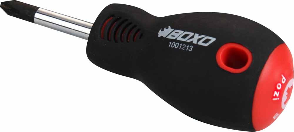 Stubby Pozi Screwdriver PZ1x38mm