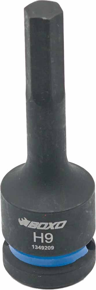 1/2"Dr. Impact Hex Bit Socket 9mm x 78L