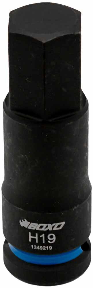 1/2"Dr. Impact Hex Bit Socket 19mm x 78L
