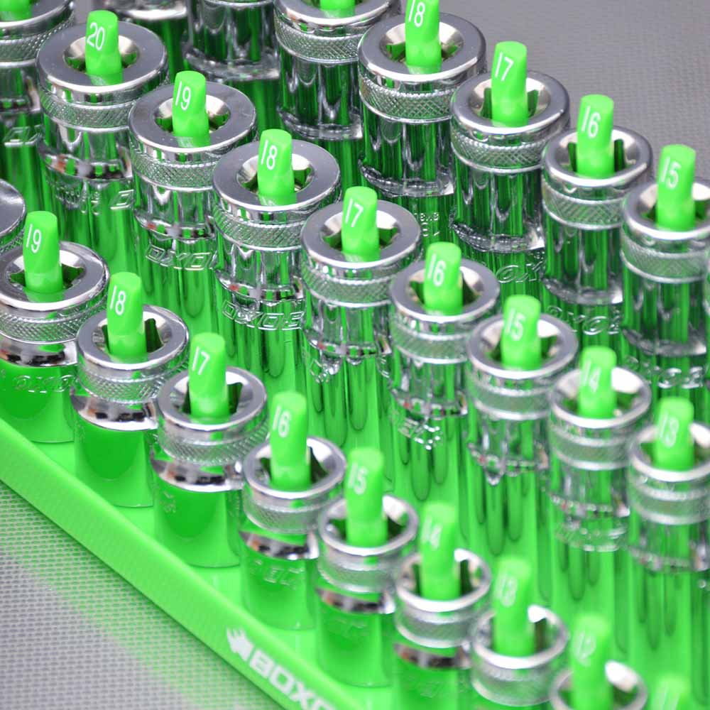 45 Pc 3 Tier Vertical Socket Tray for 3/8" - Green (STH-020) - Image 3
