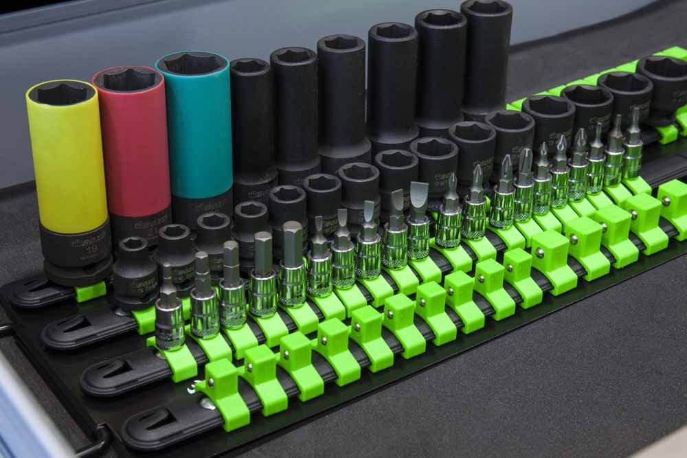 80 Pc Black / Green Socket Tray (STH-012) - Image 2