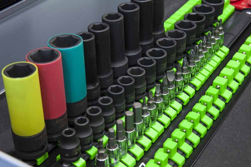 80 Pc Black / Green Socket Tray (STH-012) - Image 3