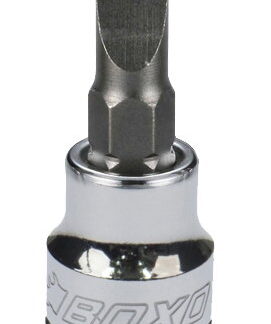 3/8"Dr. Slotted Bit Socket SL7 x 48L  (Black Line)