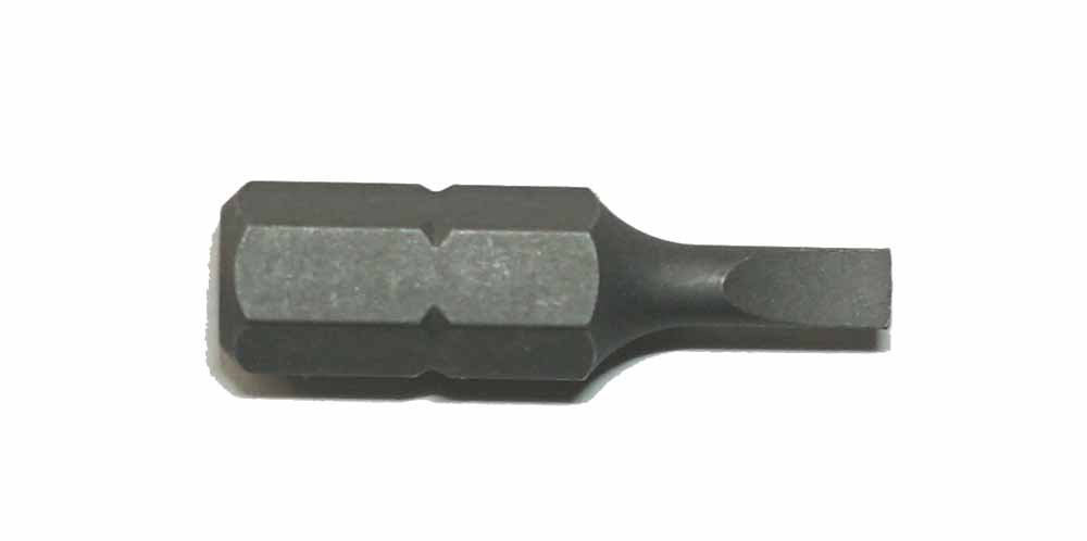 1/4" Slotted Bit 6.5mm x 25L