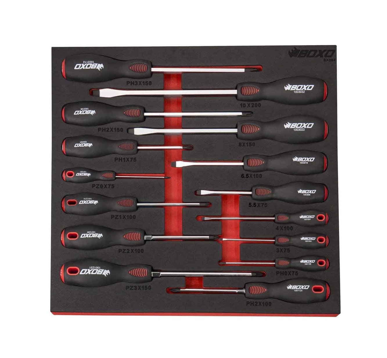15Pc Screwdriver Set In EVA Foam