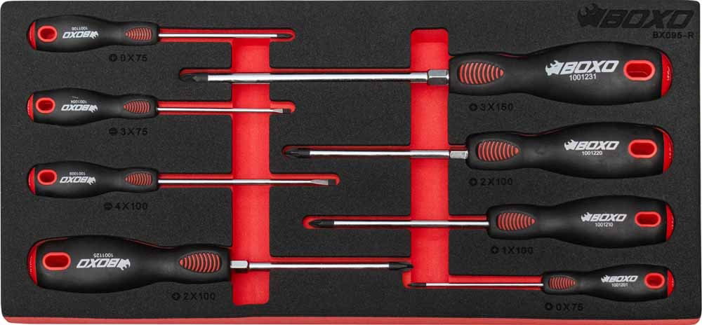 8 Pc Screwdriver Set in EVA Foam