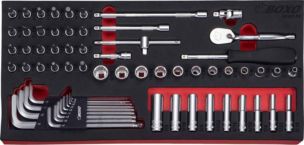 1/4" 65Pc Imperial Master Set