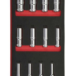 3/8" 12Pc Deep 12pt Imperial Socket Set