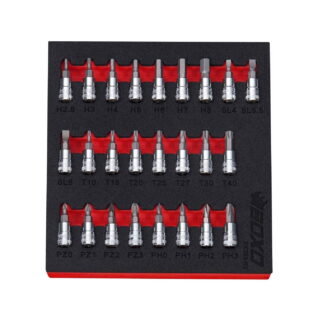 1/4" Master Bit Socket Set In EVA Foam