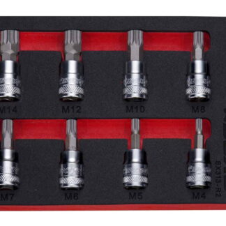 3/8" Spline Bit Socket Set In EVA Foam