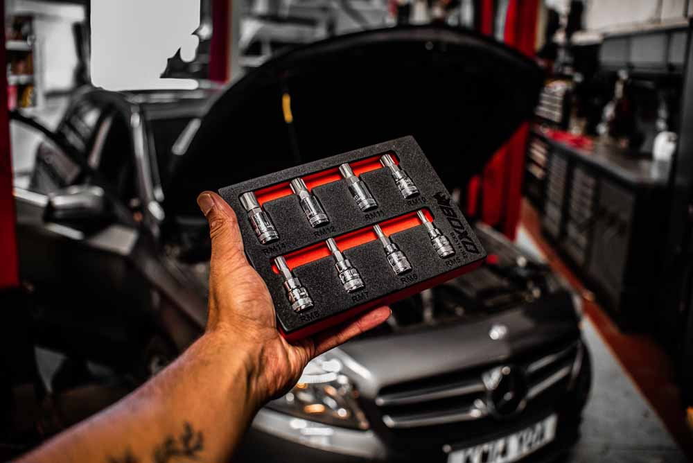 3/8" Ribe Bit Socket Set In EVA Foam - Image 2