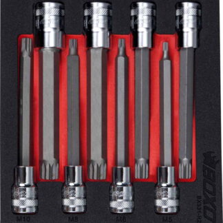 1/2" Spline Long Bit Socket Set In EVA Foam