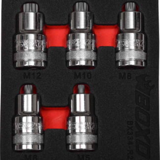 1/2" Spline Super Stubby Bit Socket Set In EVA Foam
