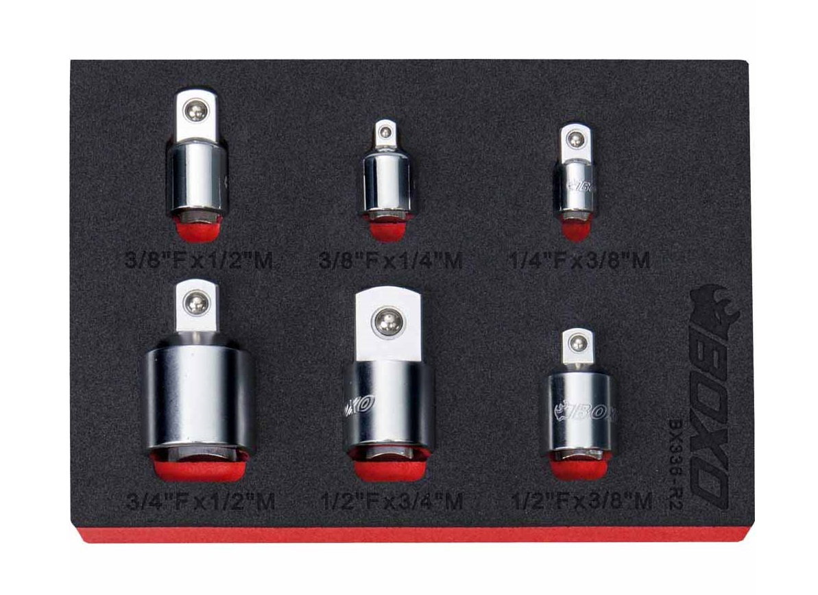 6 Pc Adapter Set In EVA Foam