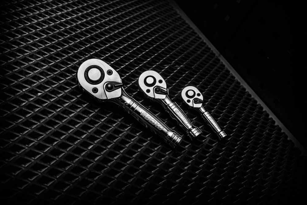 3 Pc Stubby Ratchet Set In EVA Foam - Image 3
