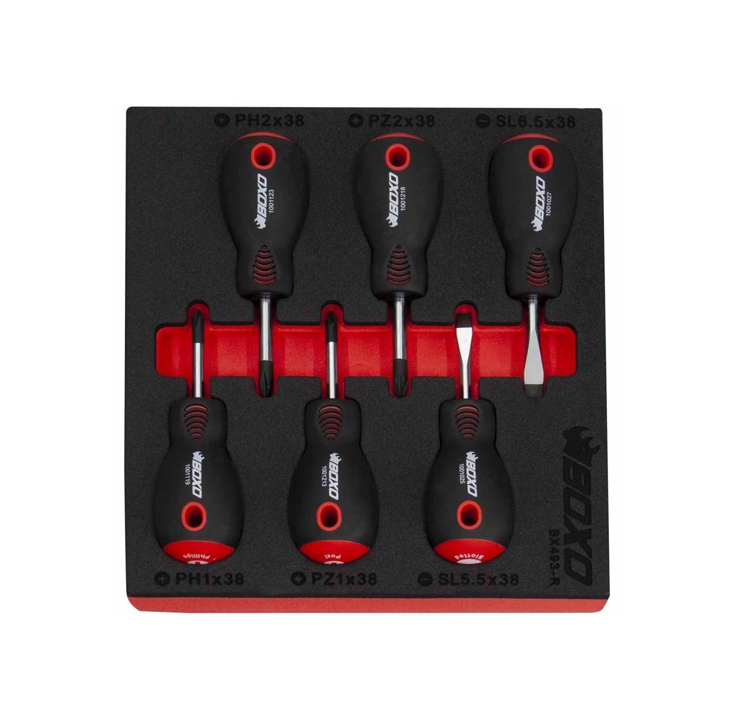 6 Pc Stubby Screwdriver Set