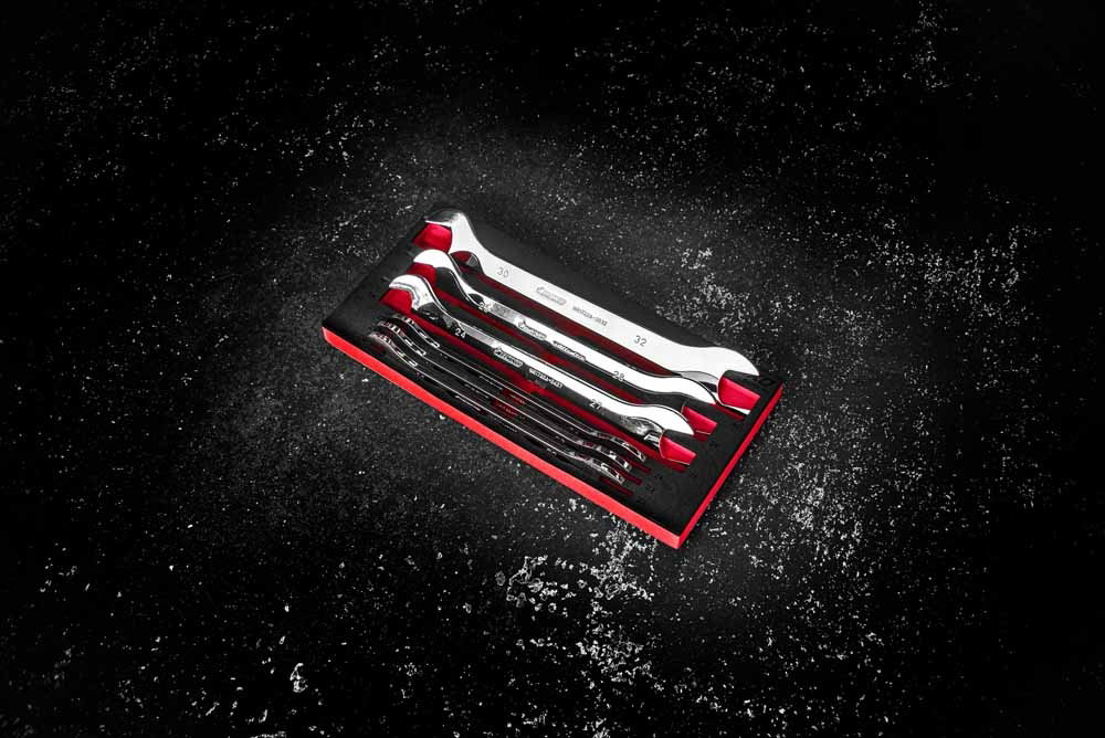 Ultra-Thin Double Open-Ended Spanner Set 20-32mm - Image 3