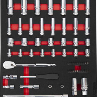 3/8" Socket Set 8-22mm in EVA Foam