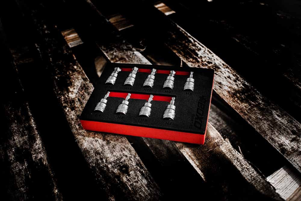 3/8" Ball-Ended Hex Bit Socket Set in EVA Foam - Image 2
