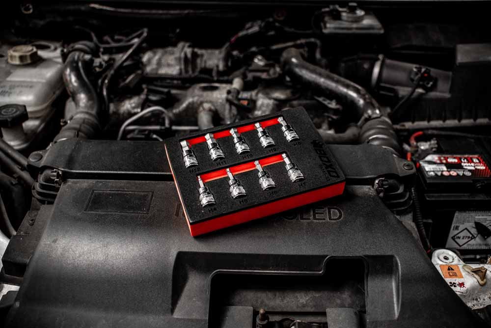 3/8" Ball-Ended Hex Bit Socket Set in EVA Foam - Image 4
