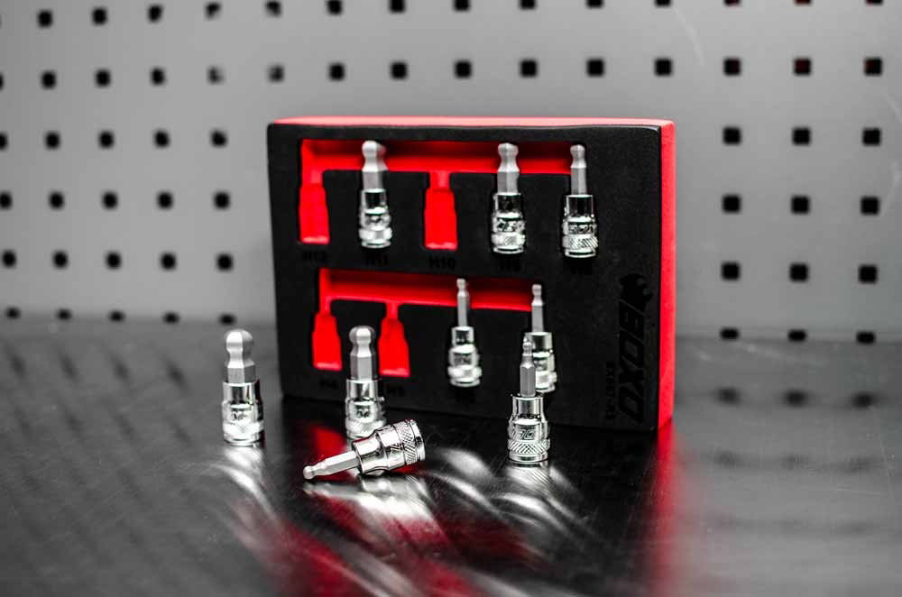 3/8" Ball-Ended Hex Bit Socket Set in EVA Foam - Image 6