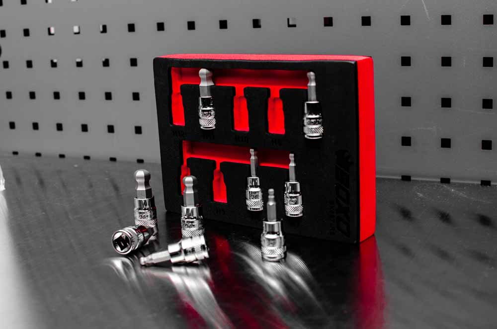3/8" Ball-Ended Hex Bit Socket Set in EVA Foam - Image 8