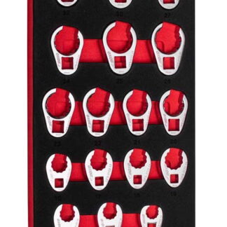 20Pc Master Crow Foot Set 10mm To 32mm