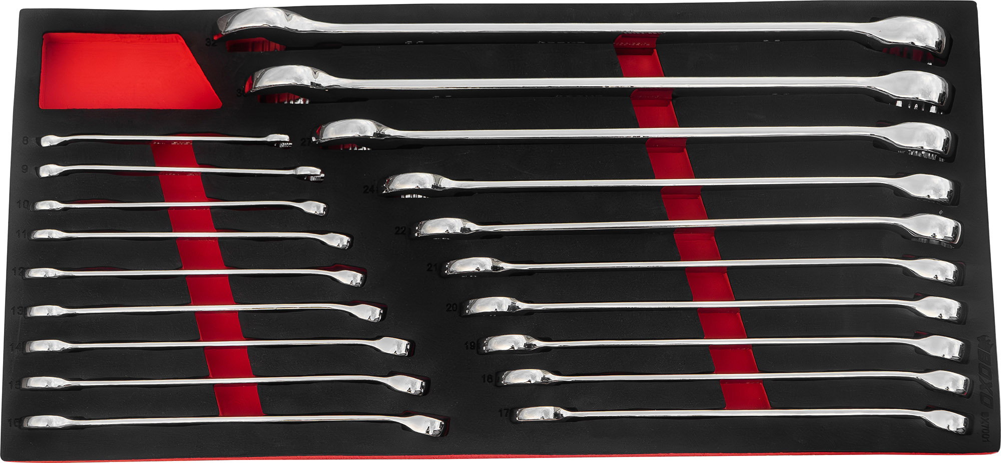 Boxo 19 Pc Master XL Flank Drive Combination Spanner Set