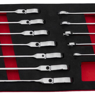 Boxo 12 Pc Flex Head Ratcheting Spanner Set