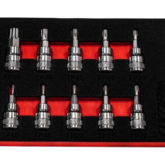 BOXO 3/8" Torx Plus Bit Socket Set In EVA Foam 10Pc