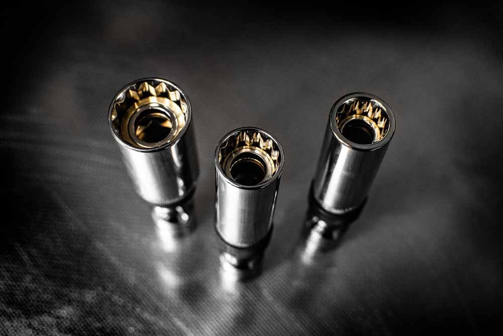 6Pc 3/8 Dr 12Pt Thin Wall & Magnetic Swivel Spark Plug Set - Image 2