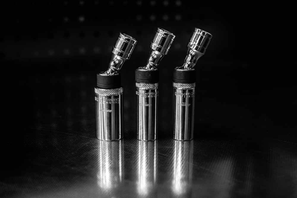 6Pc 3/8 Dr 12Pt Thin Wall & Magnetic Swivel Spark Plug Set - Image 6