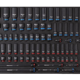 BOXO 3/8" & 1/2" Drive Master Impact Socket Set 81Pc