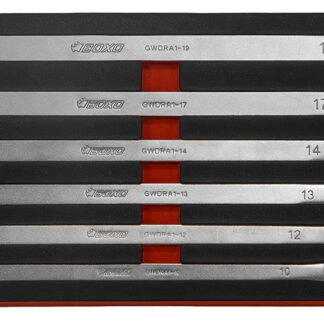 6 Pc XL Flex-Head Reversiable 12PT Deep Box Ratcheting