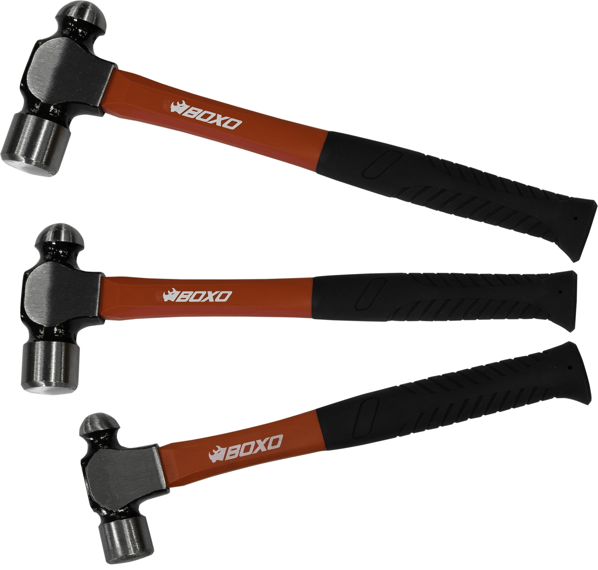 3 Pc Ball Pein Hammer Set - Image 2