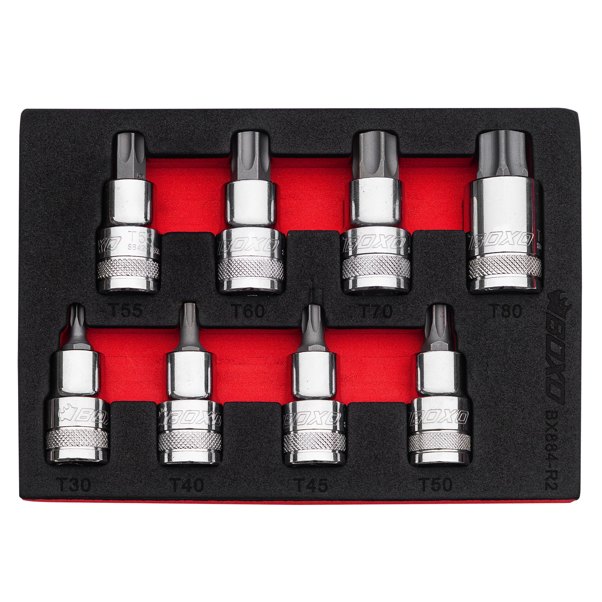 1/2" Torx Bit Socket Set In EVA Foam