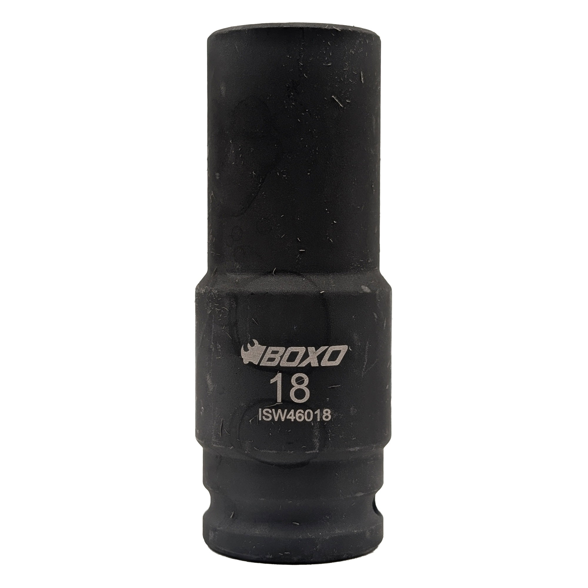 18mm 1/2"Dr. 6pt Weighted Impact Socket (BX908-R)