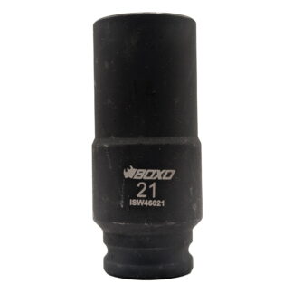 21mm 1/2"Dr. 6pt Weighted Impact Socket (BX908-R)