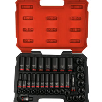 40 Pc 3/8" Master Impact Socket Set Shallow and Deep
