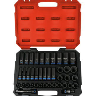40 Pc 1/2" Master Impact Socket Set Shallow and Deep