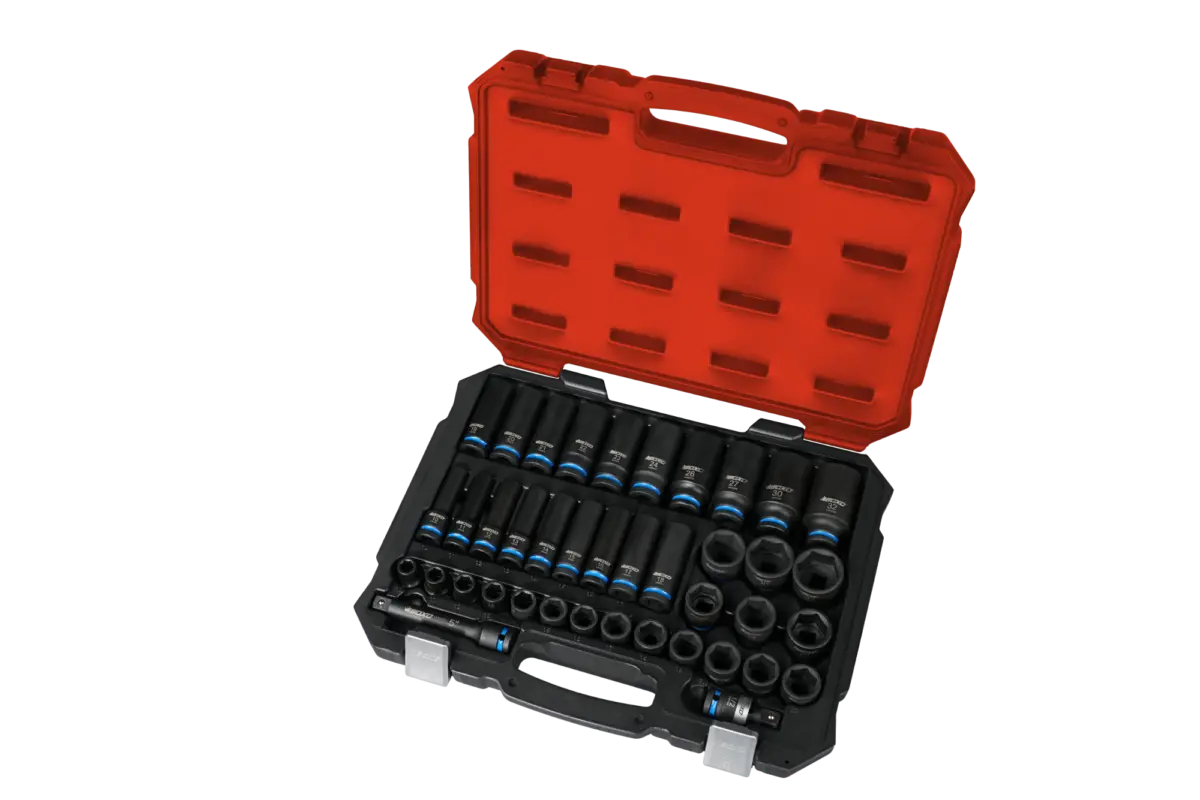 40 Pc 1/2" Master Impact Socket Set Shallow and Deep - Image 2
