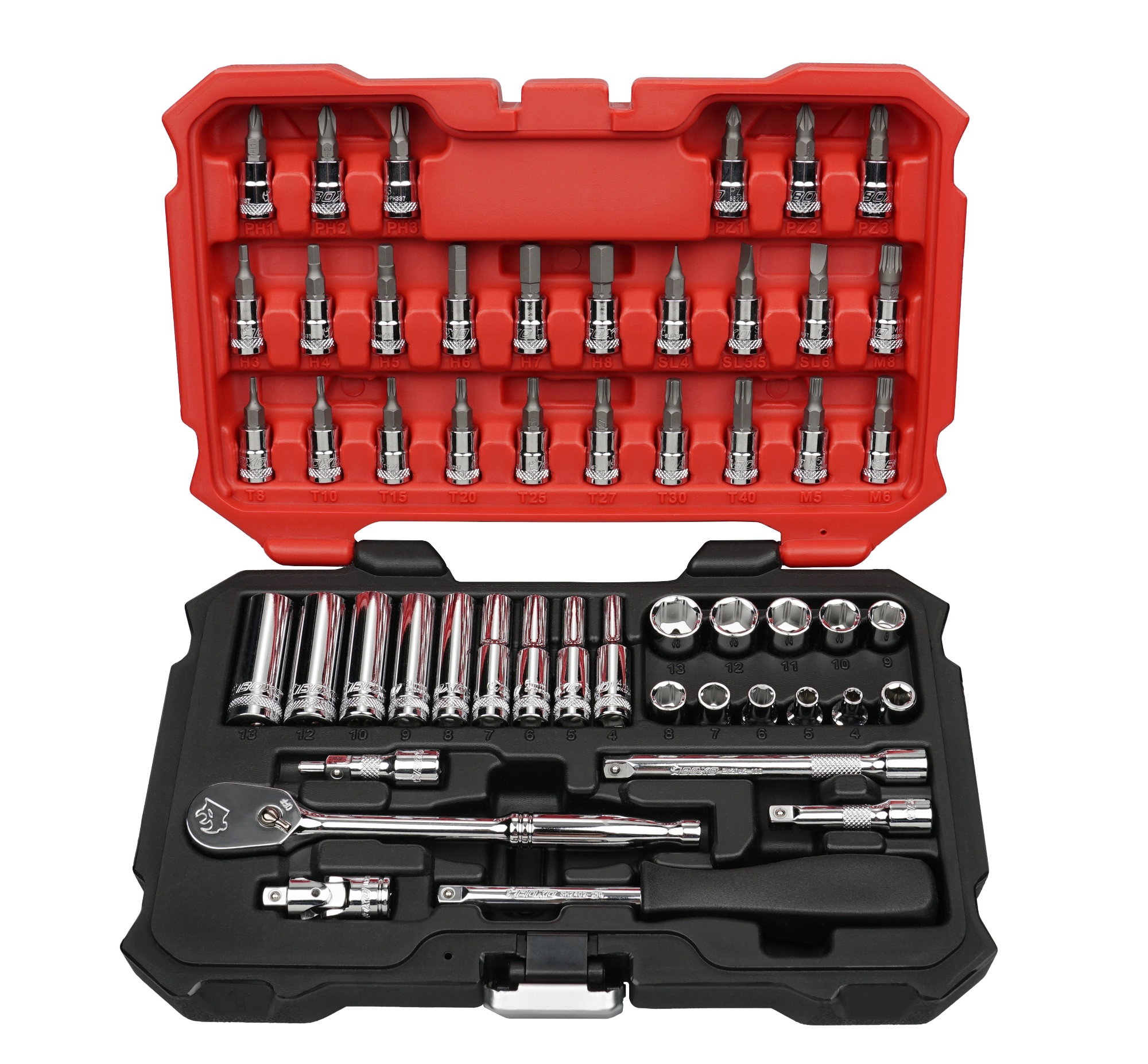 52 Pc 1/4" Master Socket Set BMC (version 2 Ratchet)