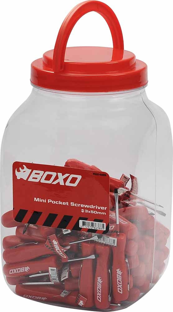 Mini Pocket Screwdriver 100 Pc Jamjar