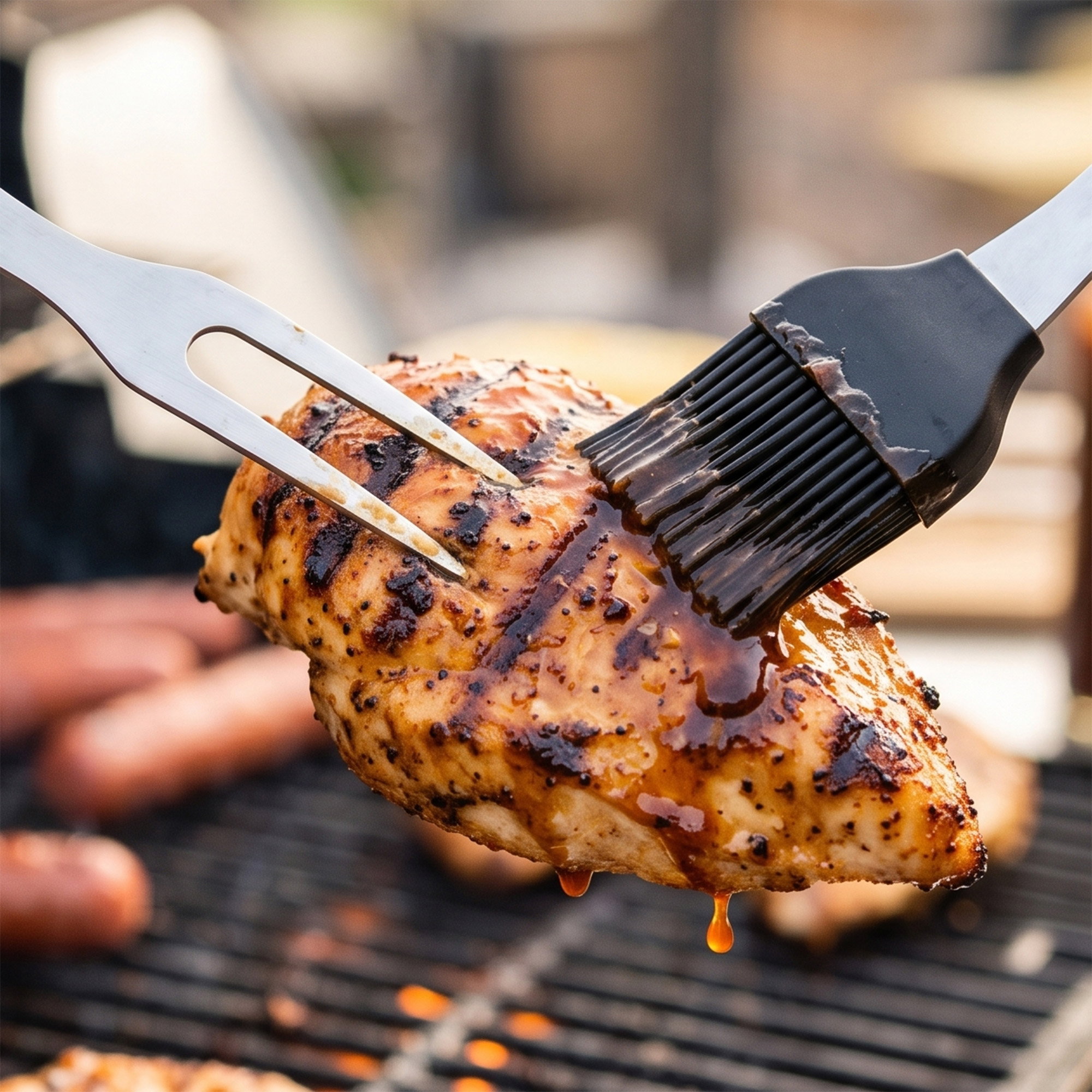 Boxo Stainless Steel BBQ Tool Set - Image 3