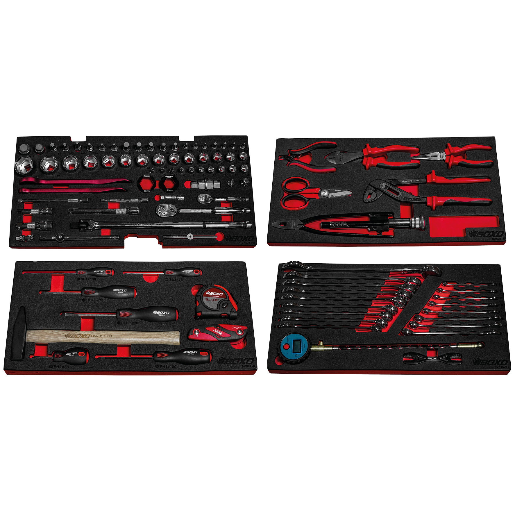 103-Piece Metric tool Set For Moto Box ECC20301L-SBK1