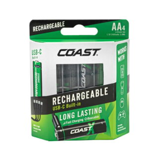 Coast Zithion-X Rechargeable Batteries AA