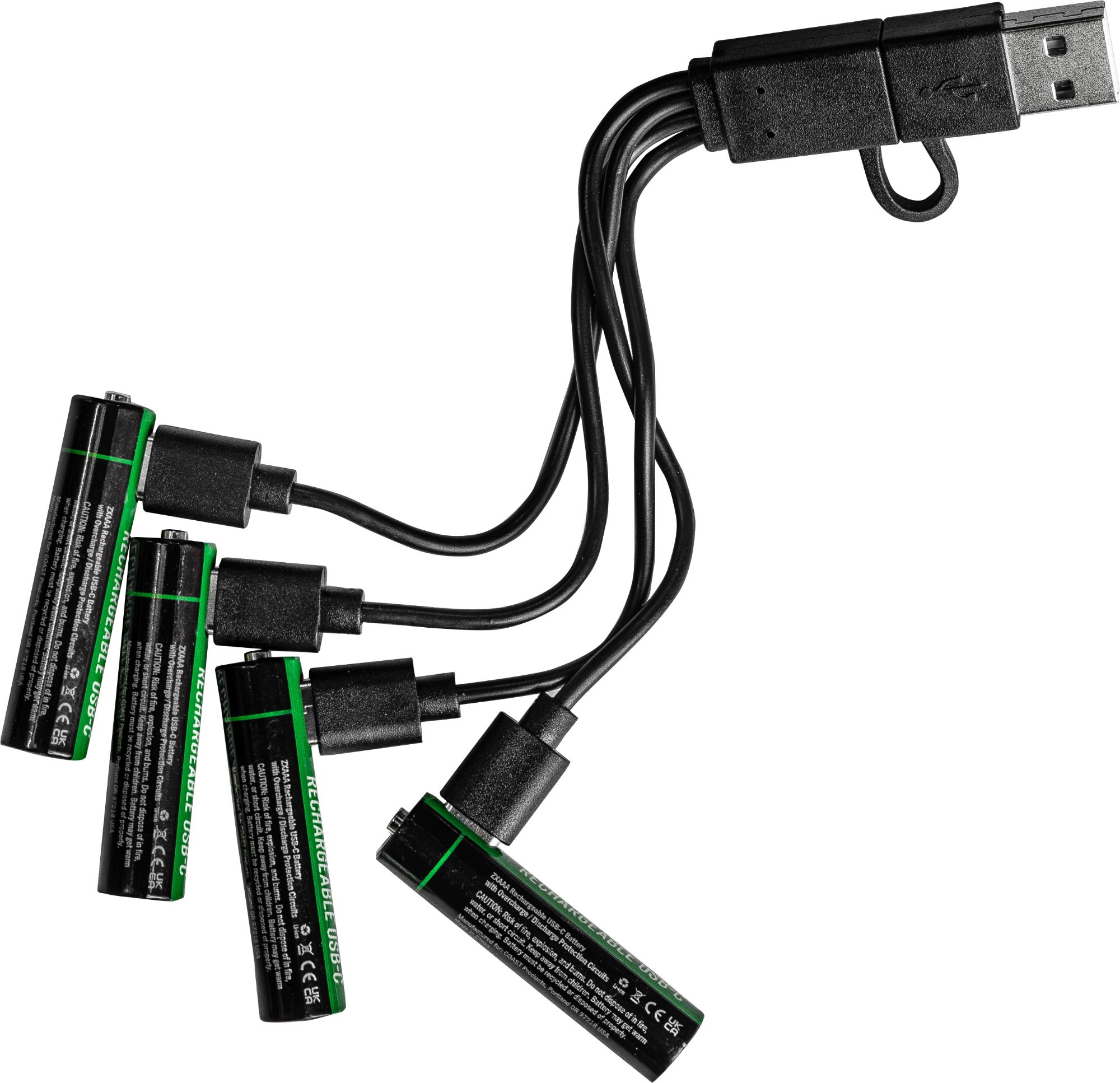 Coast Zithion-X Rechargeable Batteries AAA - Image 2