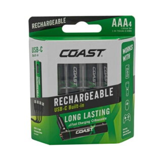 Coast Zithion-X Rechargeable Batteries AAA