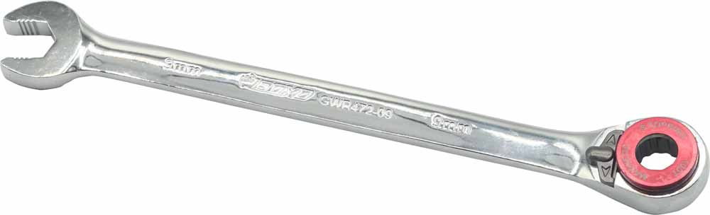 9mm 100T Ratchet Spanner with Magnetic Stop Ring & Anti Slip