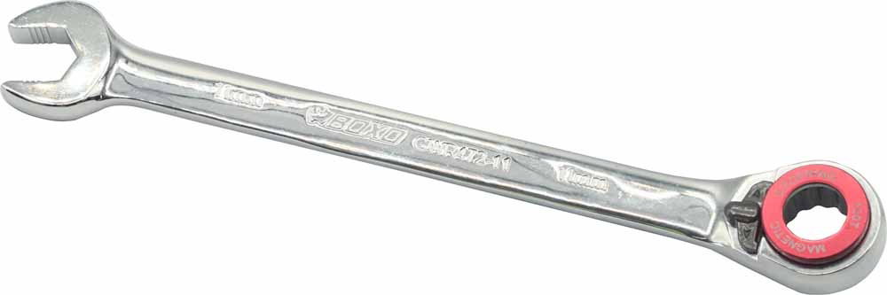 11mm 100T Ratchet Spanner wth Magnetic Stop Ring & Anti Slip